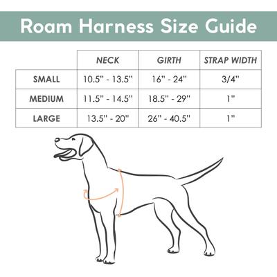 Show full view: Awoo Roam No Pull Dog Harness, Peach, Large: 26 to 40.5-in chest slide 3 of 8