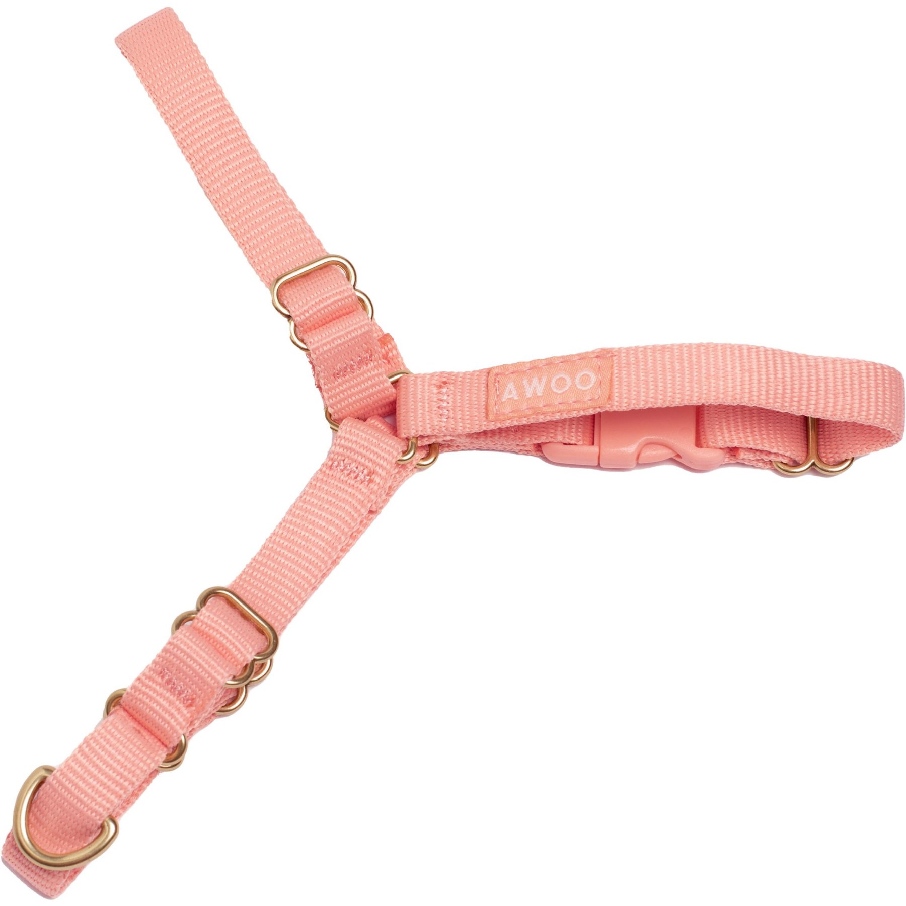 Awoo Roam No Pull Dog Harness, Peach, X-Small