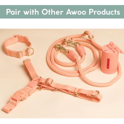 Show full view: Awoo Roam No Pull Dog Harness, Peach, X-Small slide 9 of 10