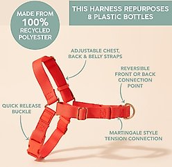 Awoo Roam No Pull Dog Harness, Spice, Large: 26 to 40.5-in chest slide 2 of 8