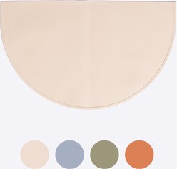 Awoo Silicone Splash Mat, Almond, Large