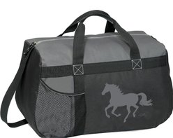 Awst Int'l Lila Galloping Horse Duffle Bag, Grey