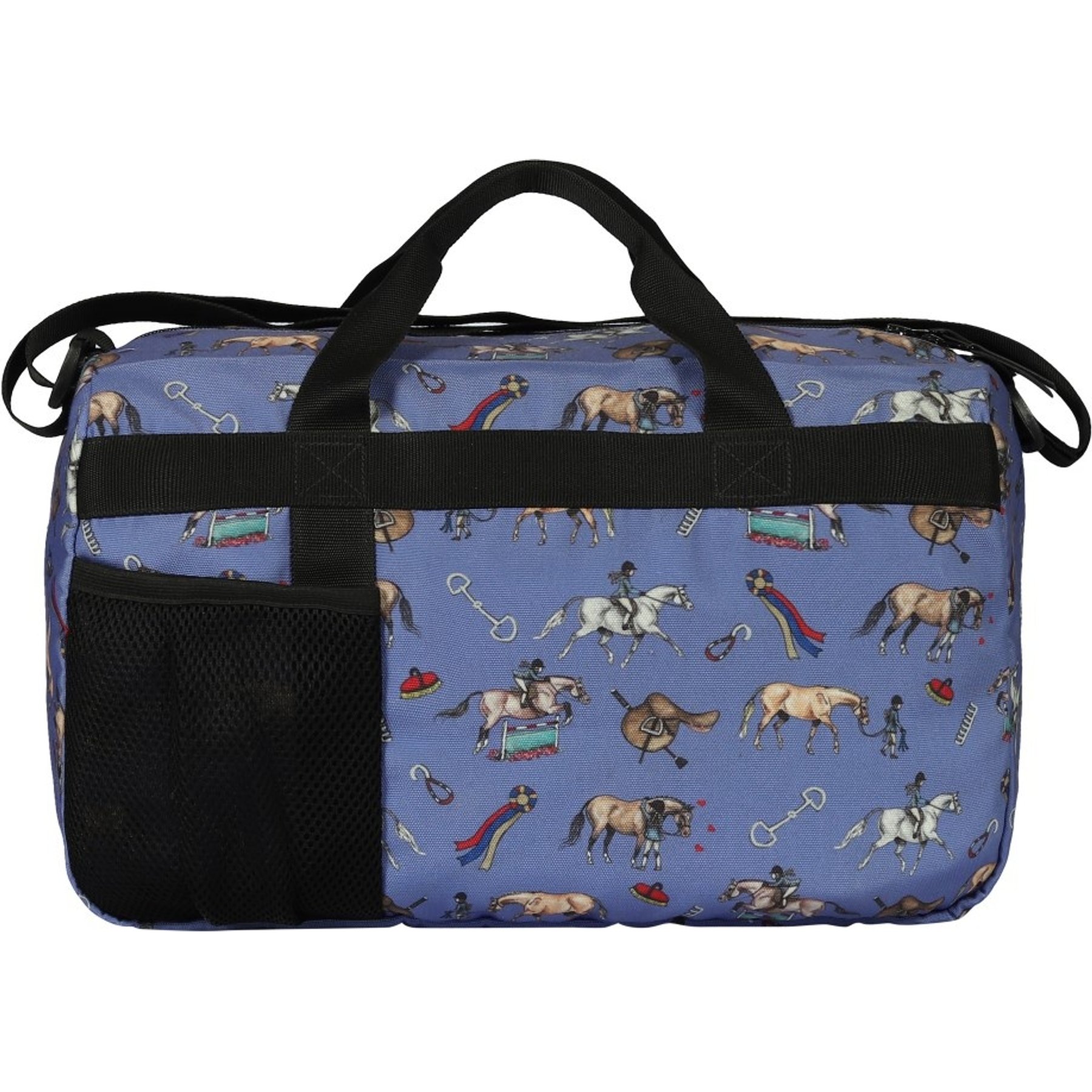 Awst Int'l Lila Hunter Ponies Horse Duffle Bag, Blue
