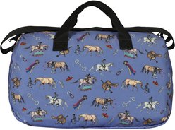 Awst Int'l Lila Hunter Ponies Horse Duffle Bag, Blue slide 2 of 7