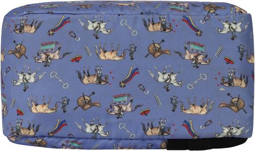 Show full view: Awst Int'l Lila Hunter Ponies Horse Duffle Bag, Blue slide 6 of 7
