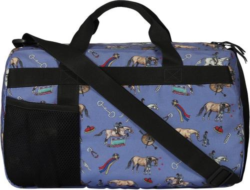 Show full view: Awst Int'l Lila Hunter Ponies Horse Duffle Bag, Blue slide 2 of 7