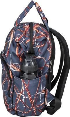 Show full view: Awst Int'l Lila Snaffle Bit Bridles Horse Backpack & Laptop Case, Navy slide 5 of 6