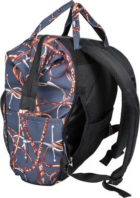 Show full view: Awst Int'l Lila Snaffle Bit Bridles Horse Backpack & Laptop Case, Navy slide 6 of 6