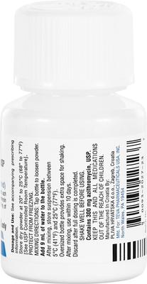 Show full view: Azithromycin (Generic) Flavored Powder for Oral Suspension, 100 mg/5 mL, 15-mL bottle slide 5 of 7
