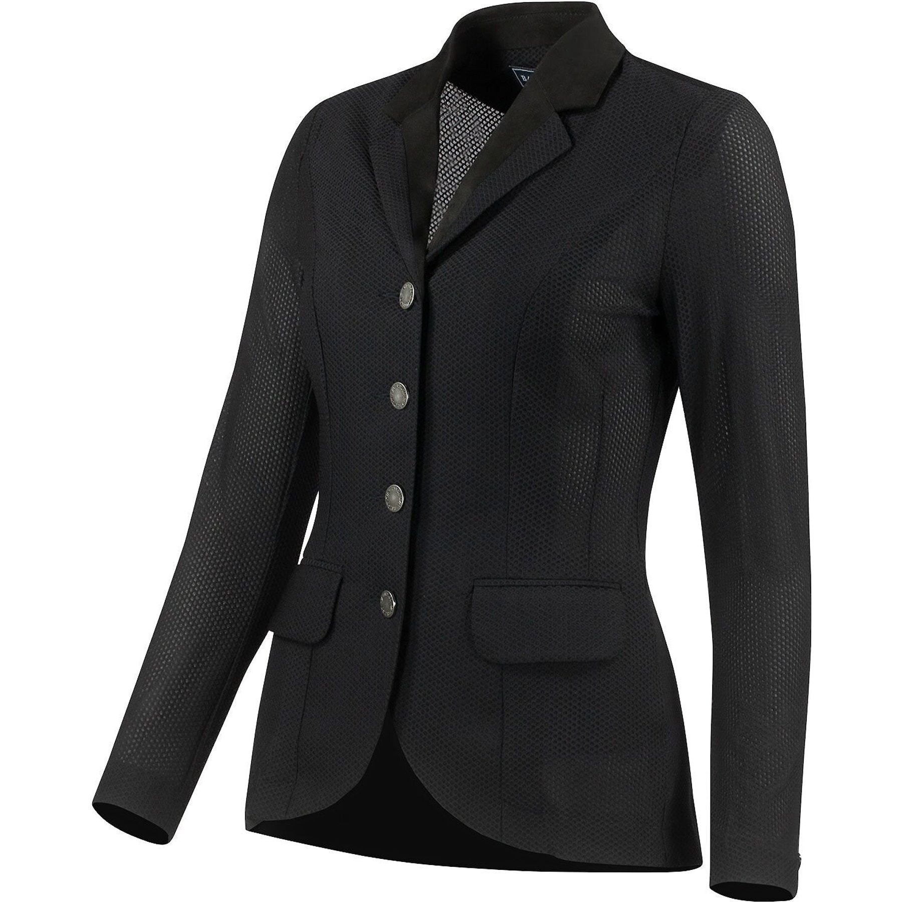 B Vertigo Gabrielle Womens Mesh Show Jacket, Black, 10