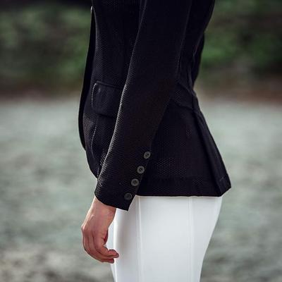 Show full view: B Vertigo Gabrielle Womens Mesh Show Jacket, Black, 12 slide 6 of 7