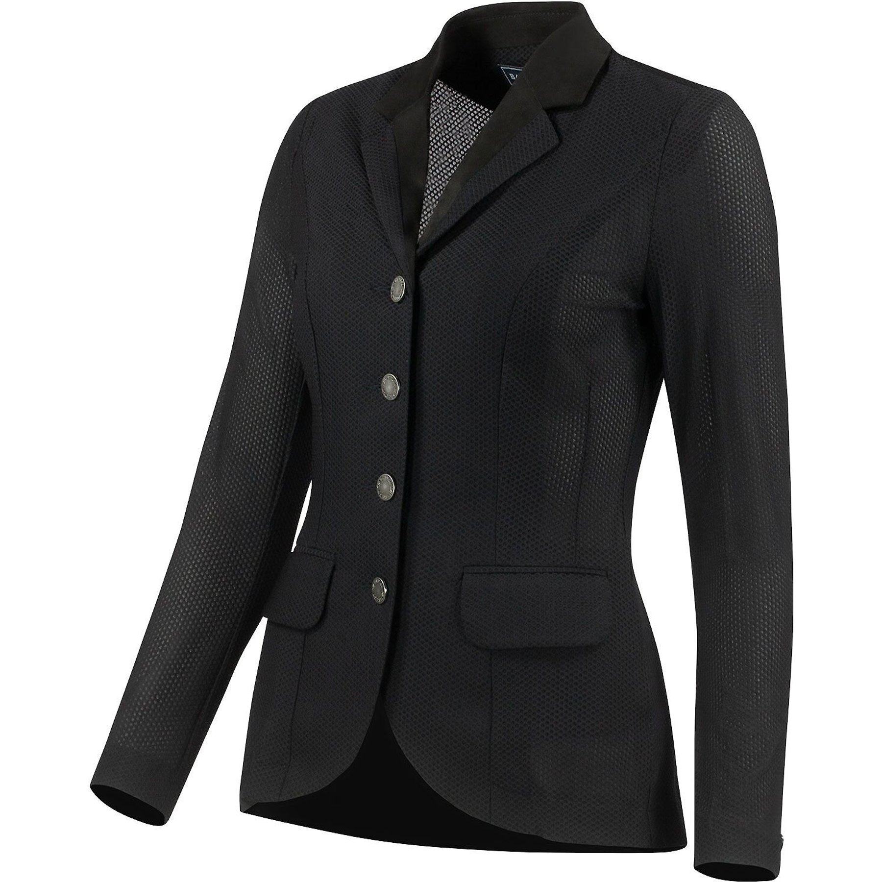 B Vertigo Gabrielle Womens Mesh Show Jacket, Black, 6