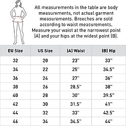 B Vertigo Meghan Womens Silicone Full Seat Breeches, Dark Navy, 34 slide 2 of 7