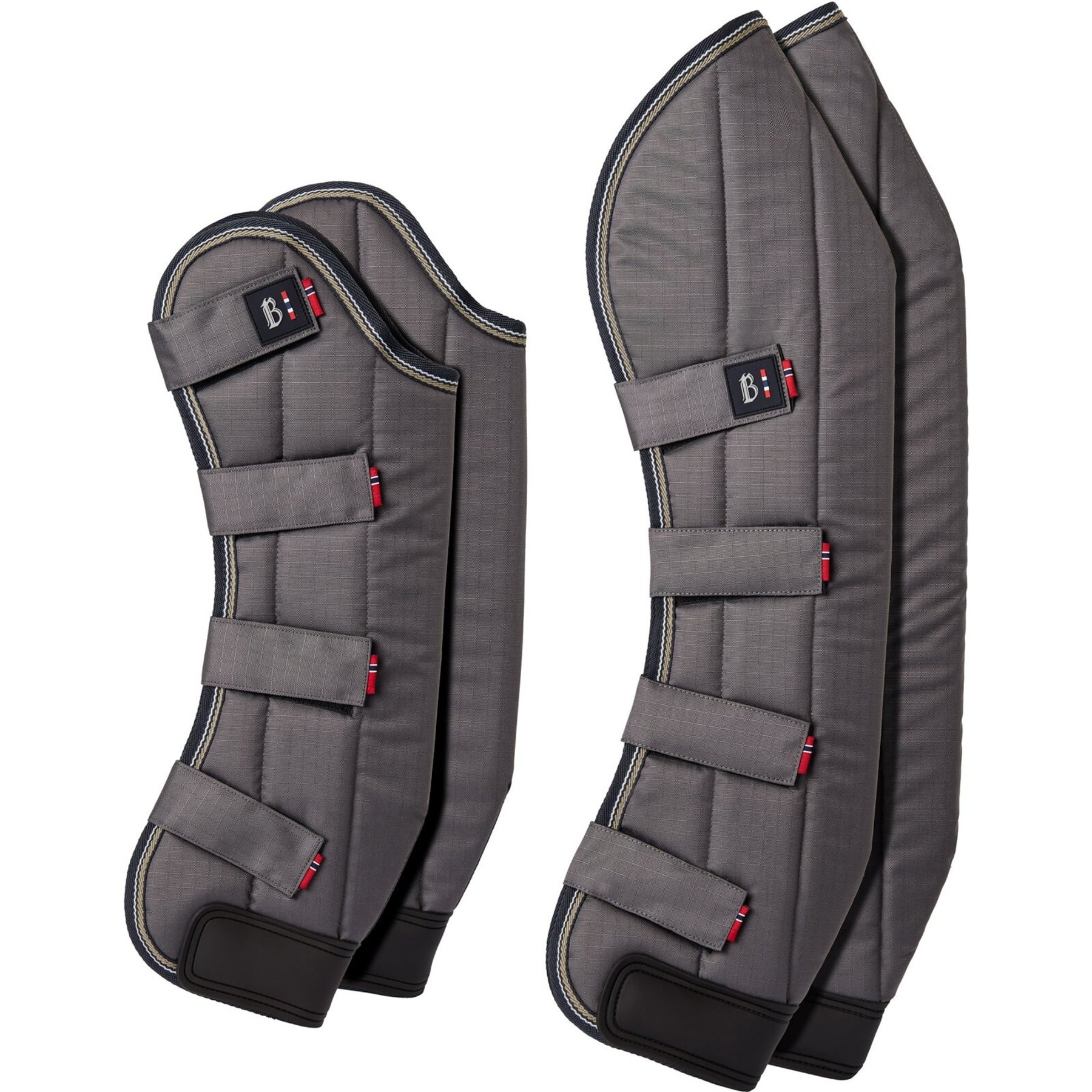 B Vertigo Wellington Shipping Horse Boots, 4 count, Anthracite Grey, Horse