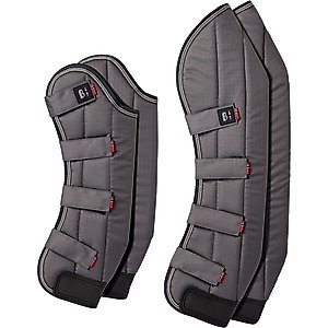 B Vertigo Wellington Shipping Horse Boots, 4 count, Anthracite Grey, Horse