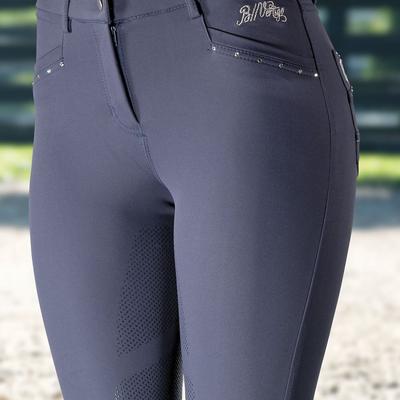 Show full view: B Vertigo Womens Olivia Silicone Full Seat Breeches, Dark Navy, 26 slide 5 of 7