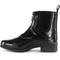 Show in main carousel: B Vertigo Womens Saturn Front-Zip Leather Paddock Boots, Black, 8.5 slide 4 of 8