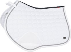 B Vertigo Zurich All Purpose Saddle Pad, White, Pony
