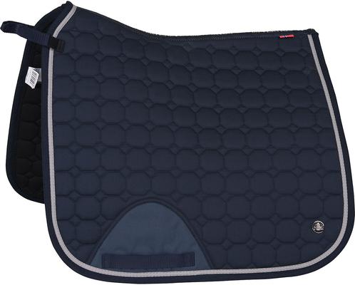 Show full view: B Vertigo Zurich Dressage Saddle Pad, Dark Navy, Horse slide 1 of 4