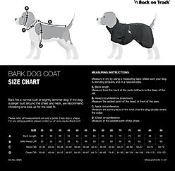 Back on Track Bark Dog Coat, Grey, 30-in slide 2 of 3