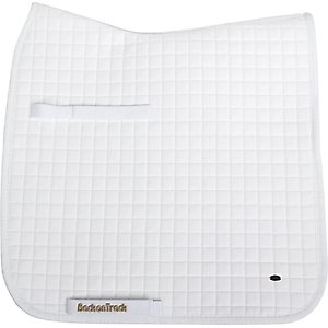 Back on Track Horse Saddle Pad Dressage No. 1, Full, White