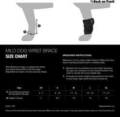 Back on Track Milo Wrist Dog Brace, Medium slide 2 of 7