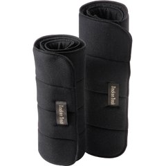 Back on Track No Bow Horse Leg Wraps, Black, 12, 12x30-in