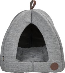 Back on Track Pet Igloo Small Dog & Cat Bed, Grey, Small slide 1 of 2