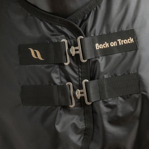Back on Track Royal Mesh Deluxe Therapeutic Horse Sheet, Black, 72-inch