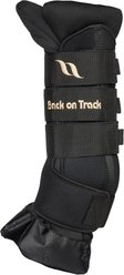 Back on Track Royal Quick Wraps Deluxe Horse Wraps, Black, Pair, Large: 16-inch