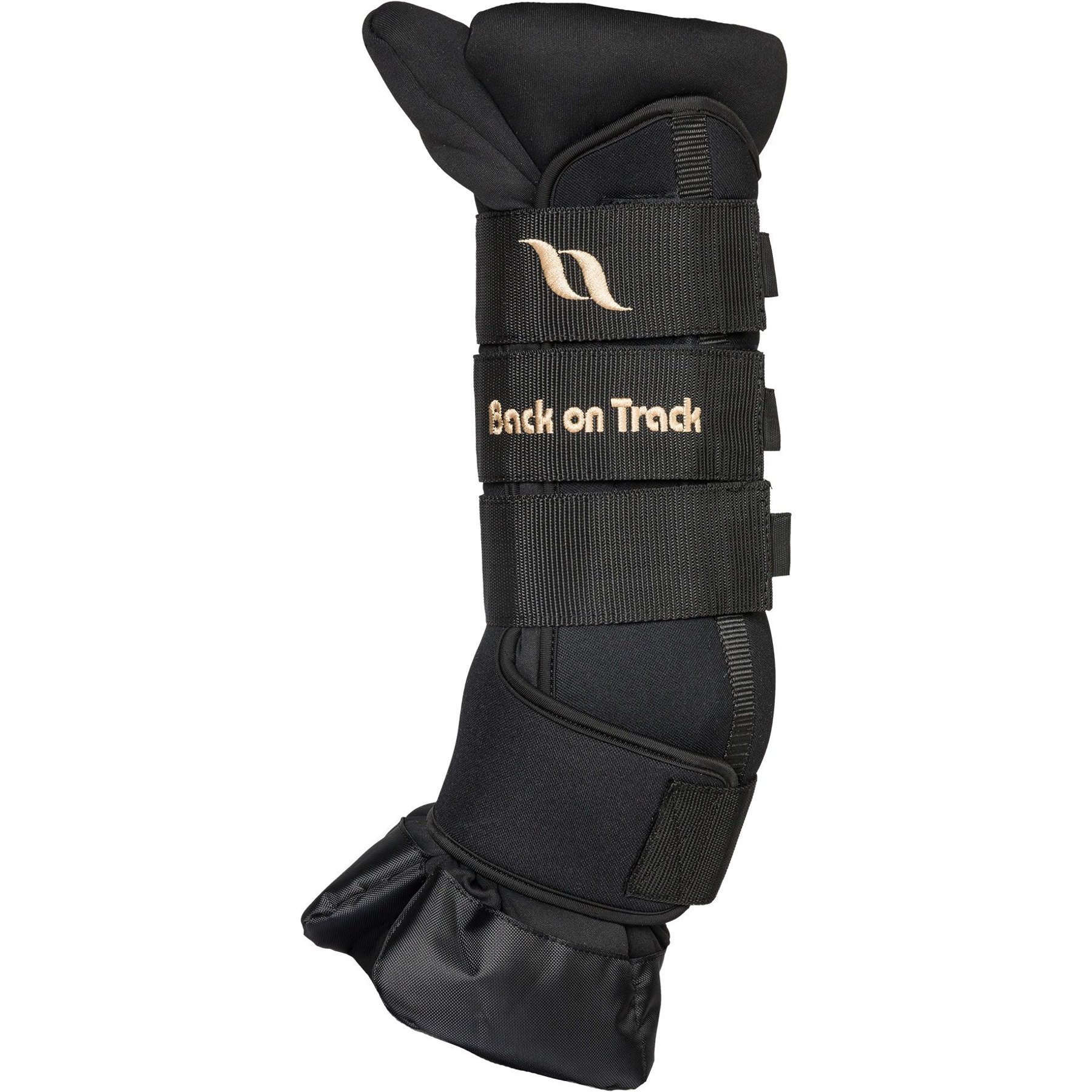 Back on Track Royal Quick Wraps Deluxe Horse Wraps, Black, Pair, Large: 16-inch