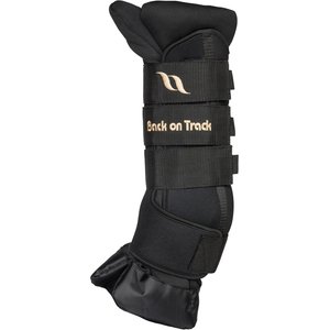 Back on Track Royal Quick Wraps Deluxe Horse Wraps, Black, Pair, Large: 16-inch