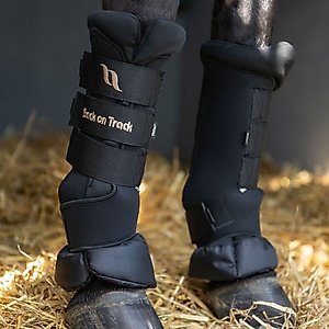 Back on Track Royal Quick Wraps Deluxe Horse Wraps, Black, Pair, Large: 16-inch