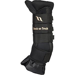 Back on Track Royal Quick Wraps Deluxe Horse Wraps, Black, Pair, X-Small: 10-inch