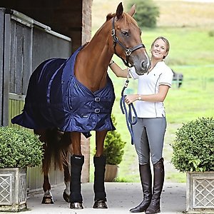 Back on Track Scandic PK Horse Wraps, Black, Large, 19.5x19.5-in