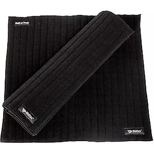 Back on Track Scandic PK Horse Wraps, Black, Large, 19.5x19.5-in