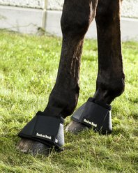 Back on Track Therapeutic Bell Horse Boots, Black, Medium slide 2 of 3