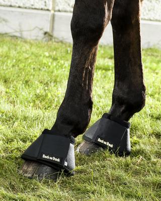 Show full view: Back on Track Therapeutic Bell Horse Boots, Black, Medium slide 2 of 3