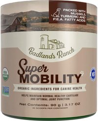 Badlands Ranch Super Mobility Hip & Joint Health Powder Supplement Topper for Dogs, 3.17-oz canister slide 1 of 5