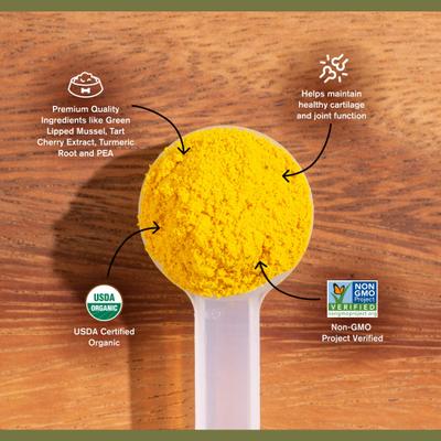 Show full view: Badlands Ranch Super Mobility Hip & Joint Health Powder Supplement Topper for Dogs, 3.17-oz canister slide 5 of 6