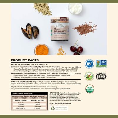 Show full view: Badlands Ranch Super Mobility Hip & Joint Health Powder Supplement Topper for Dogs, 3.17-oz canister slide 4 of 6