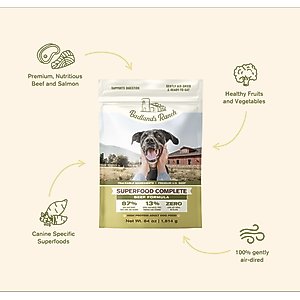 Badlands Ranch Superfood Complete Grain-Free Beef Air-Dried Dog Food, 64-oz bag
