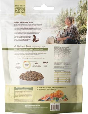 Show full view: Badlands Ranch Superfood Complete Variety Pack Grain-Free Air-Dried Dog Food, 11.5-oz bag, case of 3 slide 4 of 9