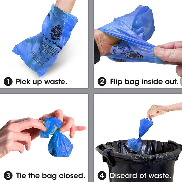 Show full view: Bags on Board Dog Poop Bags, 315 count, Blue slide 7 of 10