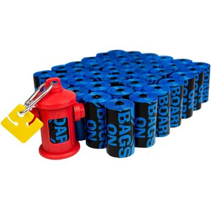 Bags on Board Dog Poop Bags & Dispenser, 600 count, Blue