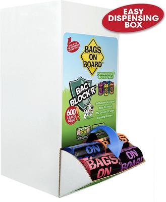 Show full view: Bags on Board Dog Poop Bags & Dispenser, 600 count slide 5 of 10