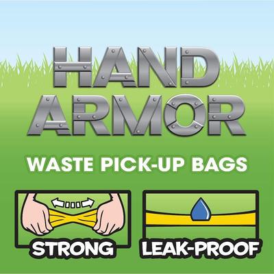 Show full view: Bags on Board Hand Armor Extra Thick Pick-Up Bags, 200 count slide 3 of 11