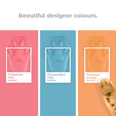 Show full view: Bailey Cat Co. The Bailey Brush Cat Brush, Meowy Blue Mist slide 7 of 10