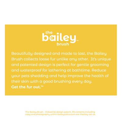Show full view: Bailey Cat Co. The Bailey Brush Dog Brush, Pawmelo Yellow slide 5 of 7