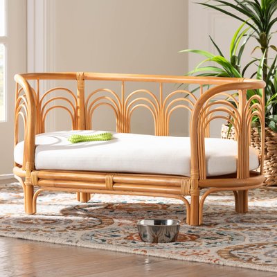 bali & pari bali & pari Vina Dog & Cat Bed, Light Honey, Small